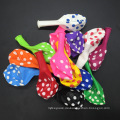 Bonbonfarbe Farbe Polka Dot Latexballons